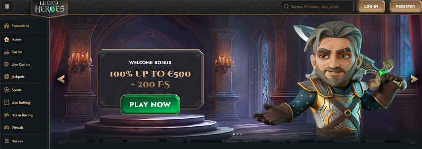 Lucky Heroes Casino Bonus Code