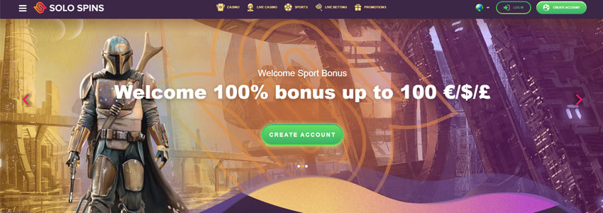 Solo Spins Casino Bonus Code