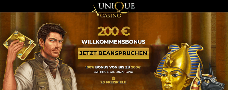 Unikátny kasínový bonusový kód
