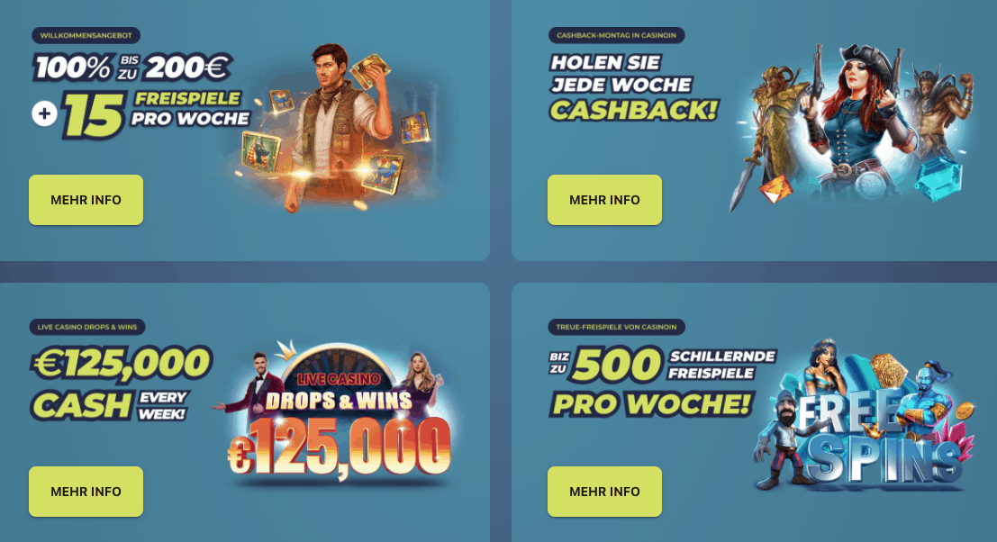 Casinoin Bonus Code