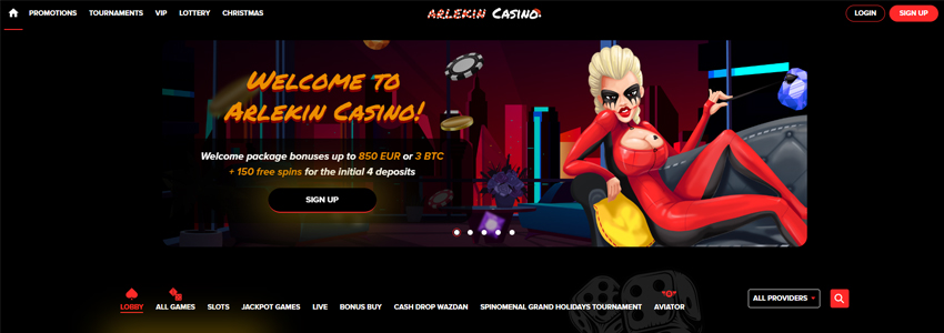 Arlekin Casino Bonus Code