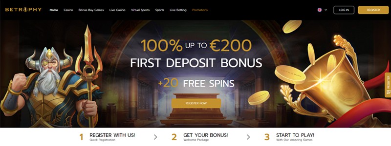 Betrophy Casino Bonus Code
