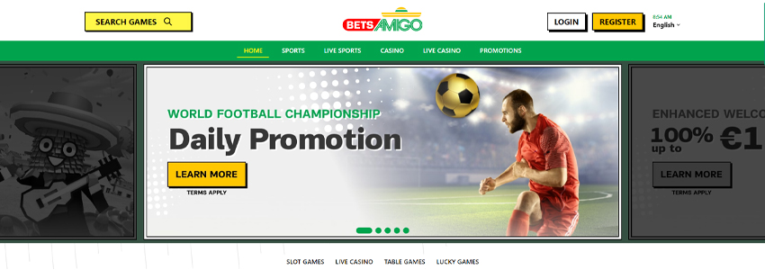 Bets Amigo Bonus Code