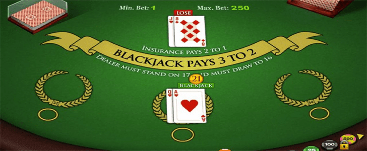 Blackjack Bonus ohne Einzahlung
