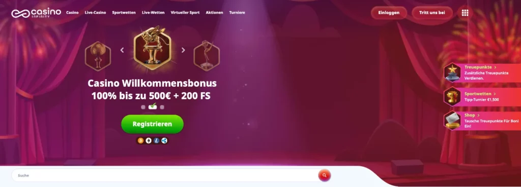 Casino Infinity Bonus Code