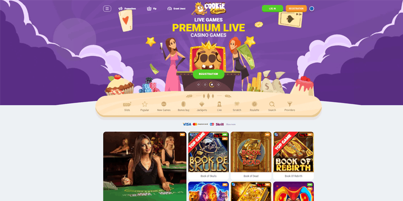 Cookie Casino kod promocyjny