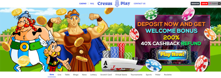 CresusPlay Casino Bonus Code