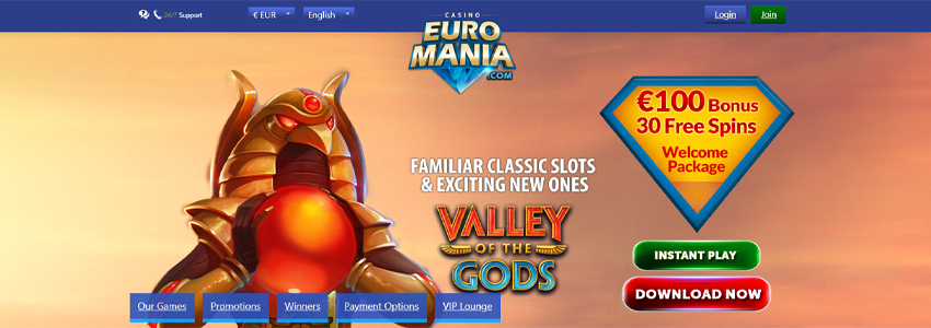 Euromania Casino Bonus Code