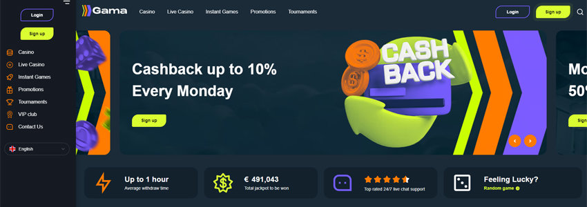 Gama Casino Bonus Code