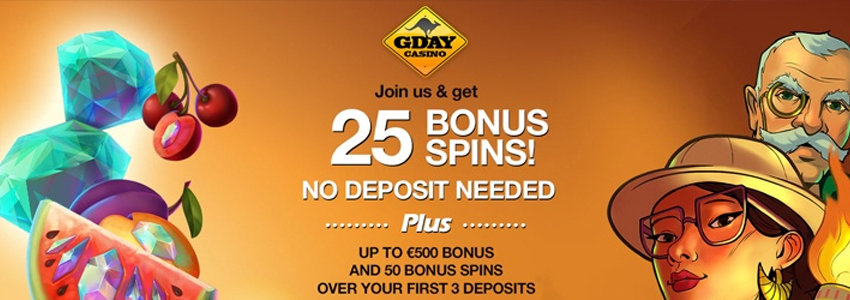 GDay Casino Bonus Code