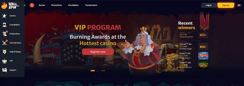 HellSpin Casino Bonus Code
