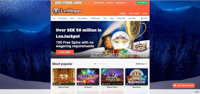 LeoVegas Alternative