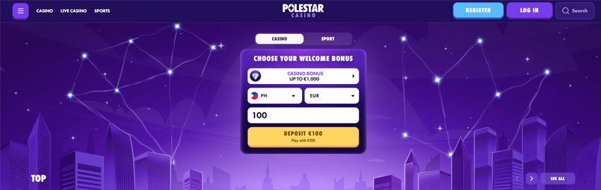 PoleStar Casino Bonus Code