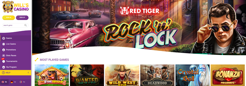 Wills Casino Bonus Code
